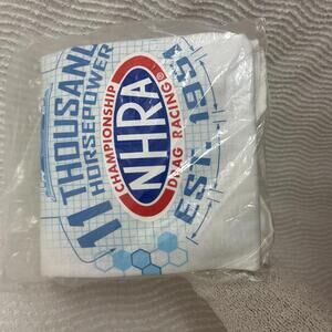 NHRA Gildan Mens XL White T Shirt Blueprint 11000 HP Drag Racing NWT